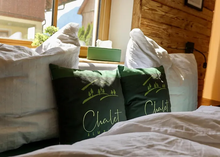 公寓 Almblick Mit Sauna